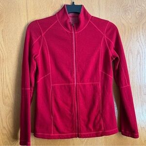 Tommy Bahama size XS red reversible zip up jacket